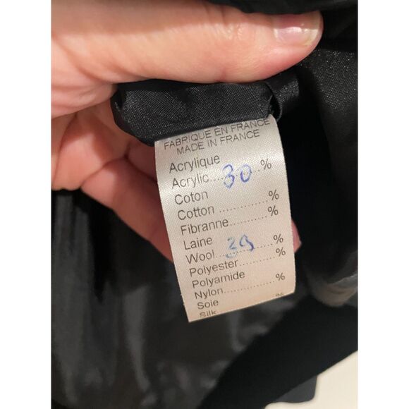 Vintage‎ Claude Patrick Paris Size EU 42/US 6 Jacket with belt Made in France - Picture 9 of 10